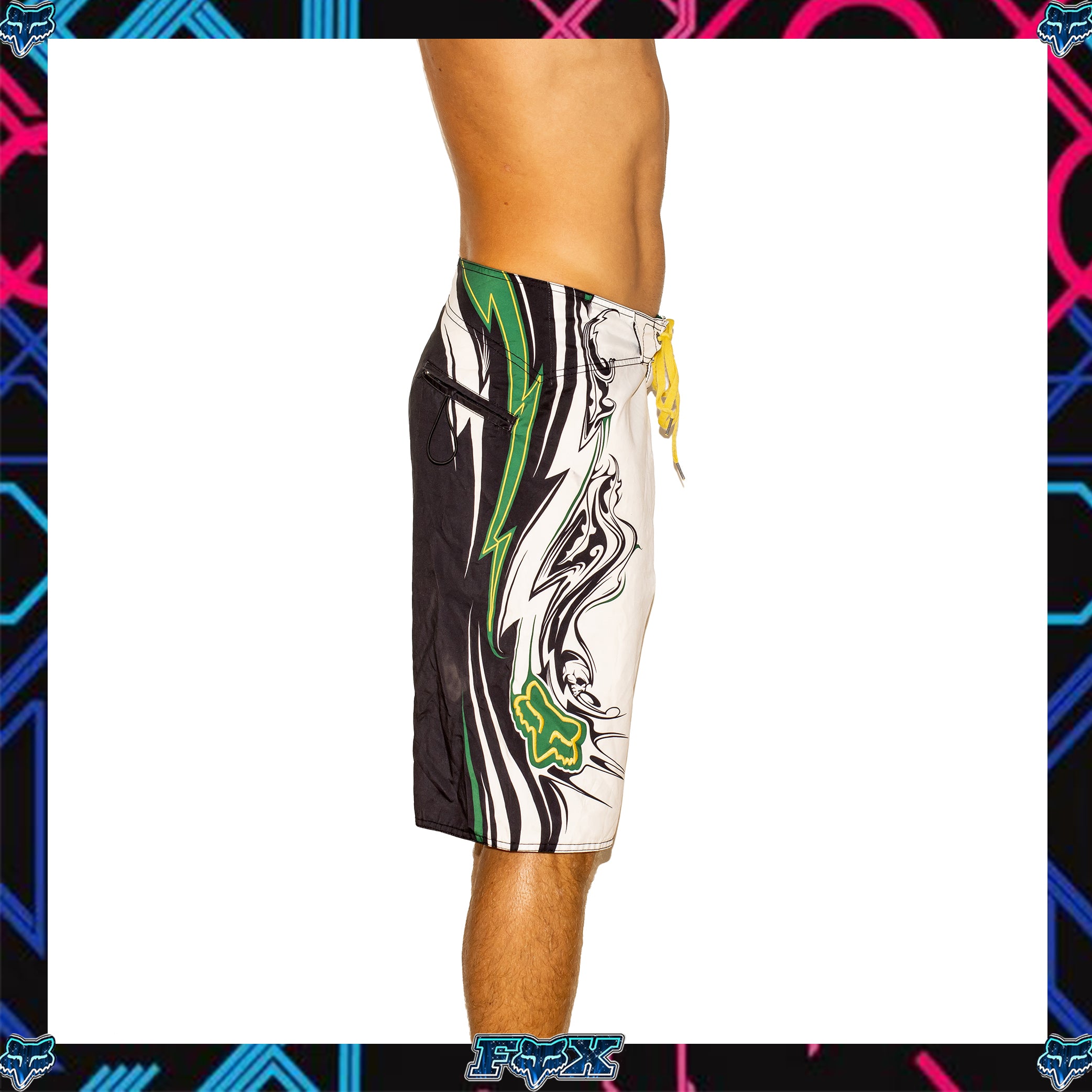 Y2K Fox Racing Tech Boardies (32")