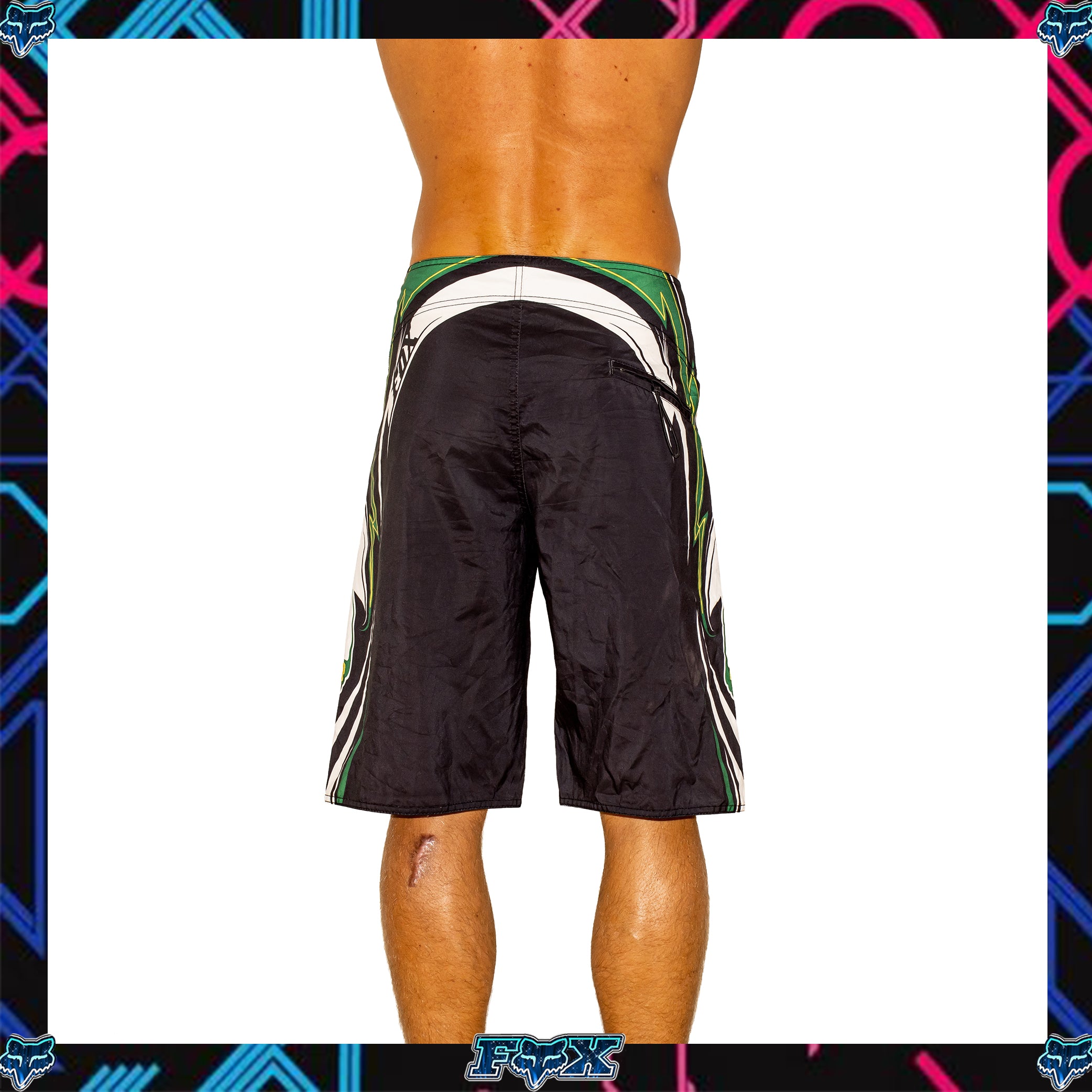 Y2K Fox Racing Tech Boardies (32")