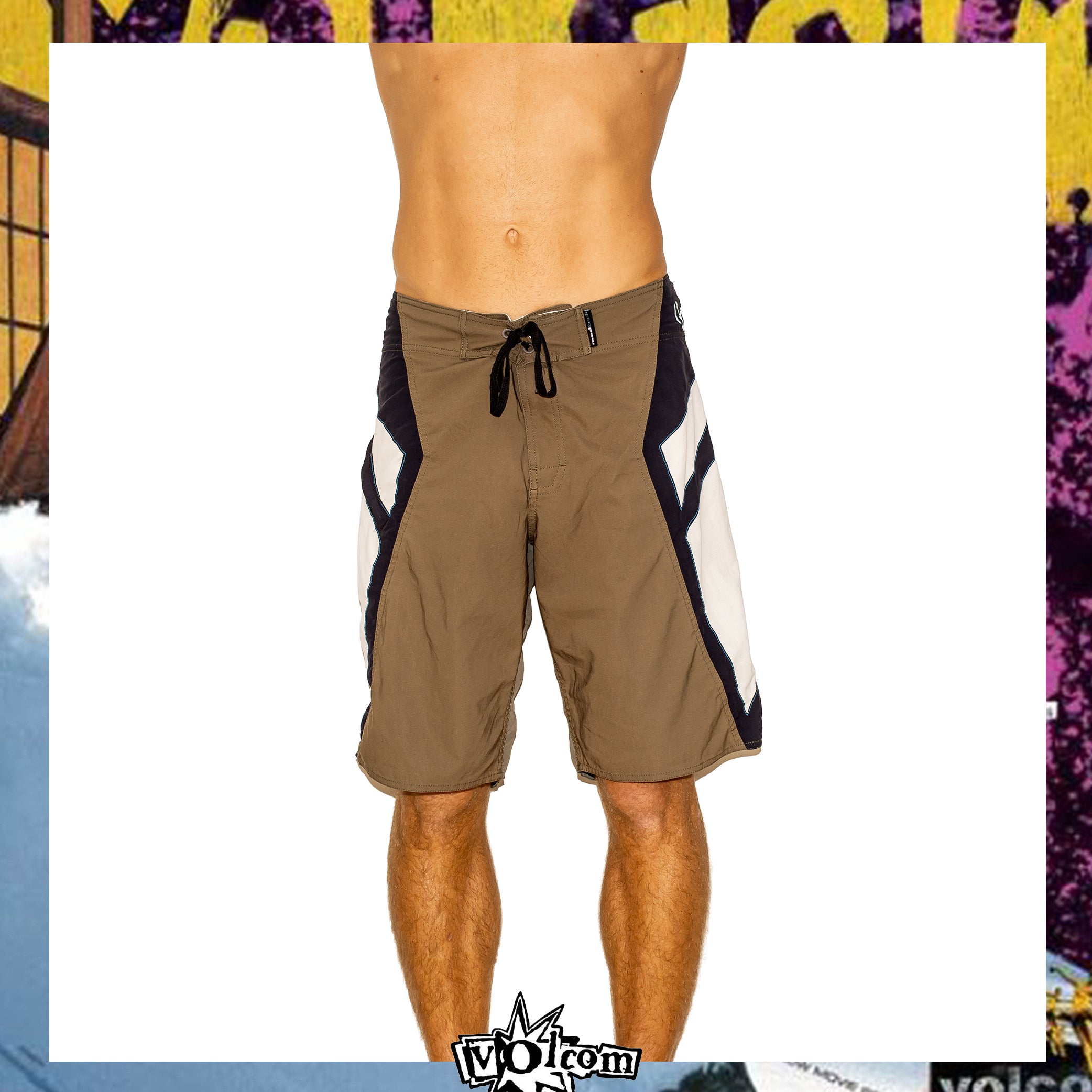 Y2K Volcom "Bruce Irons - V.Co-Op Amphibulator Signature Series" Boardies (32")