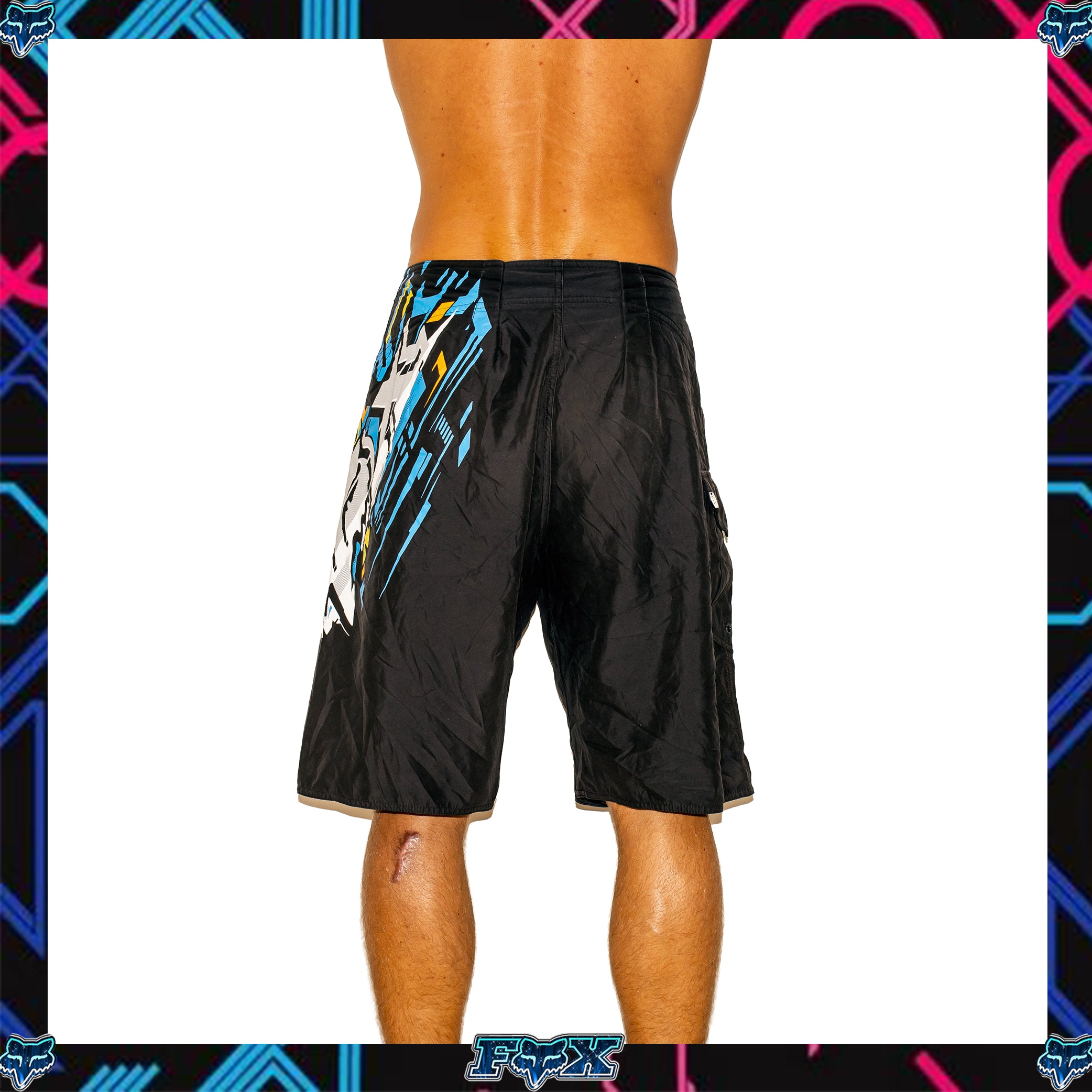 Y2K Fox Racing Tech Boardies (34")