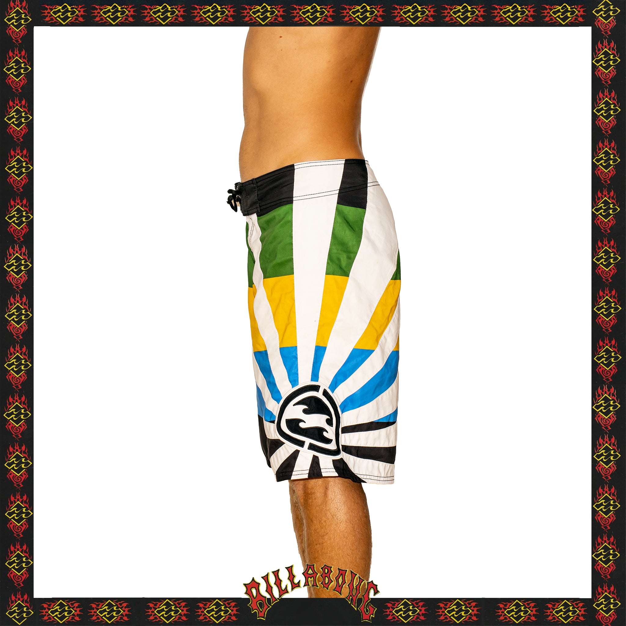 Y2K Billabong "Andy Irons - Rising Sun Signature Series" Boardies (34")
