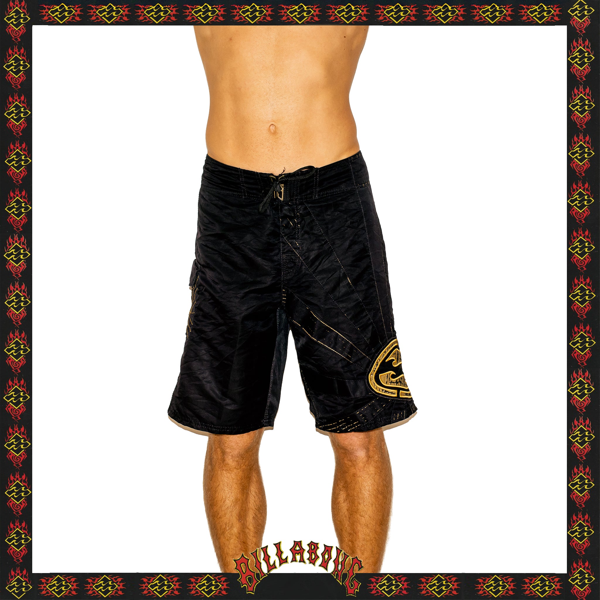 Y2K Billabong "Andy Irons - Rising Sun Platinum Signature Series" Boardies (32")