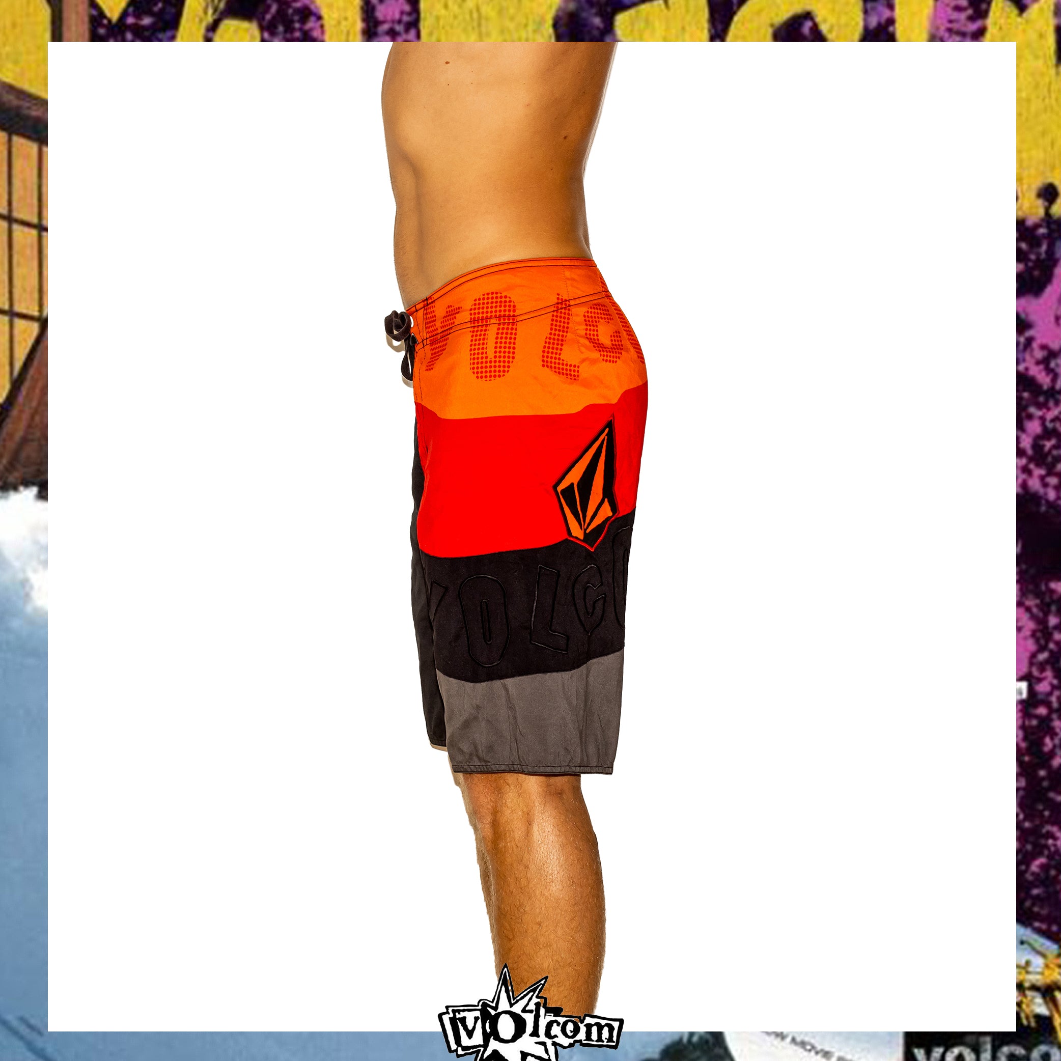 Y2K Volcom Pure Function Tech Boardies (30")