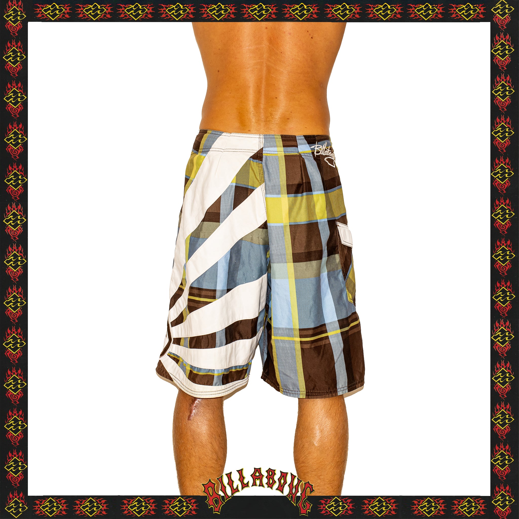 Y2K Billabong "Andy Irons - Rising Sun Signature Series" Boardies (34")