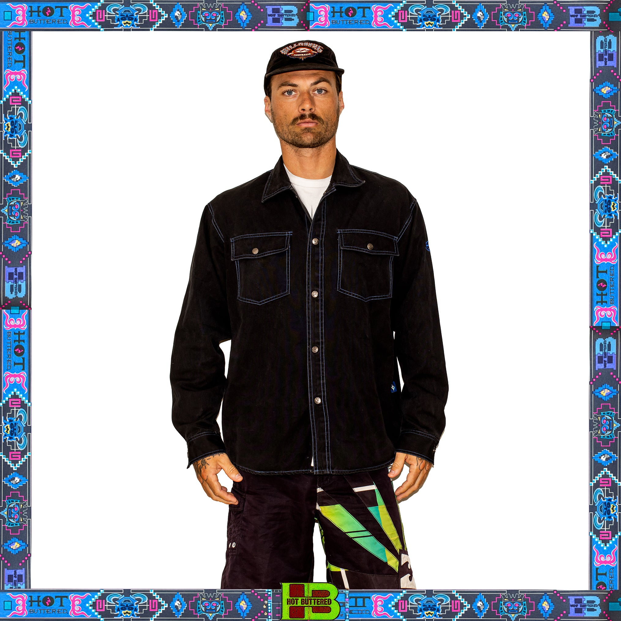 1990's Hot Buttered Overshirt (L)