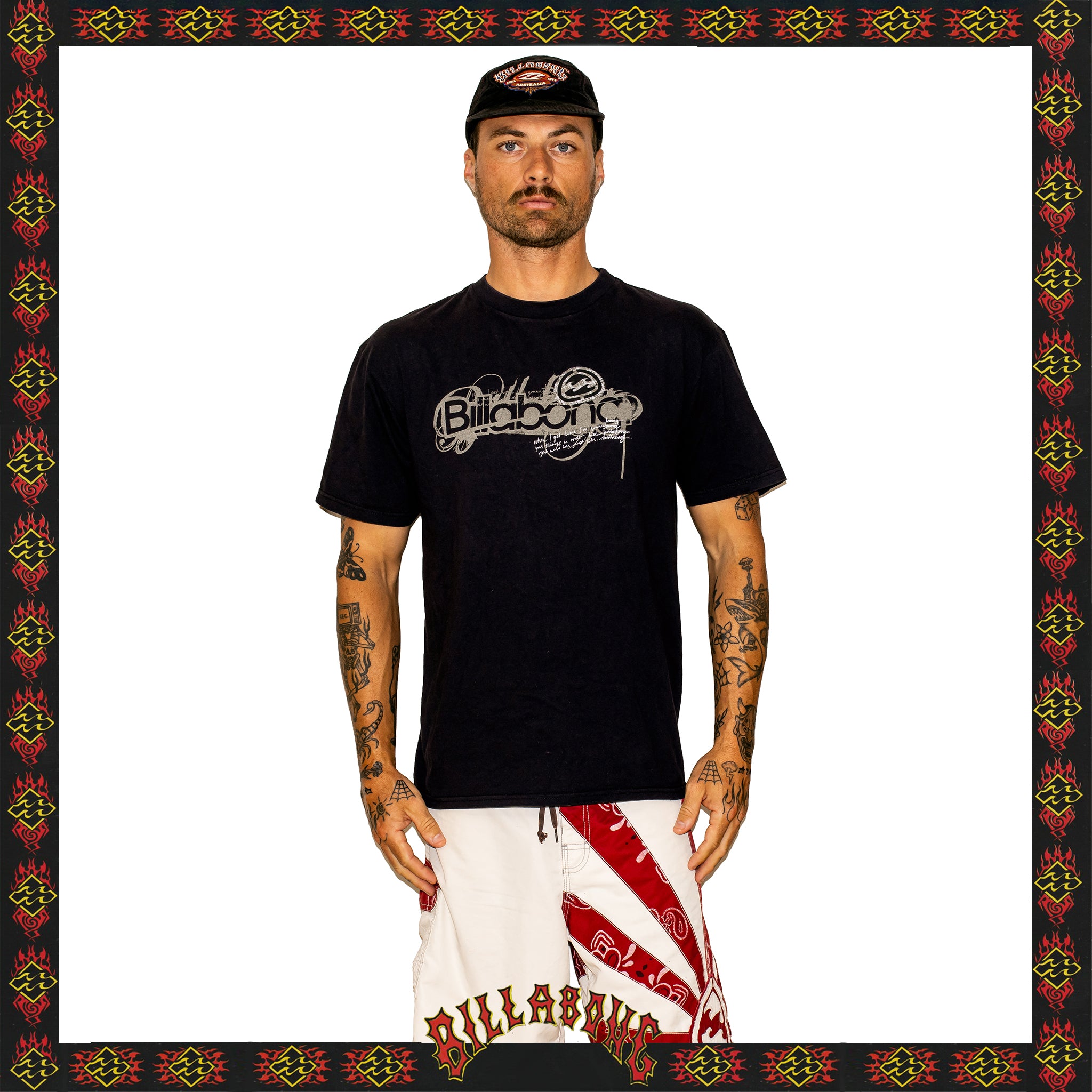 Y2K Billabong Spellout Tee (L)