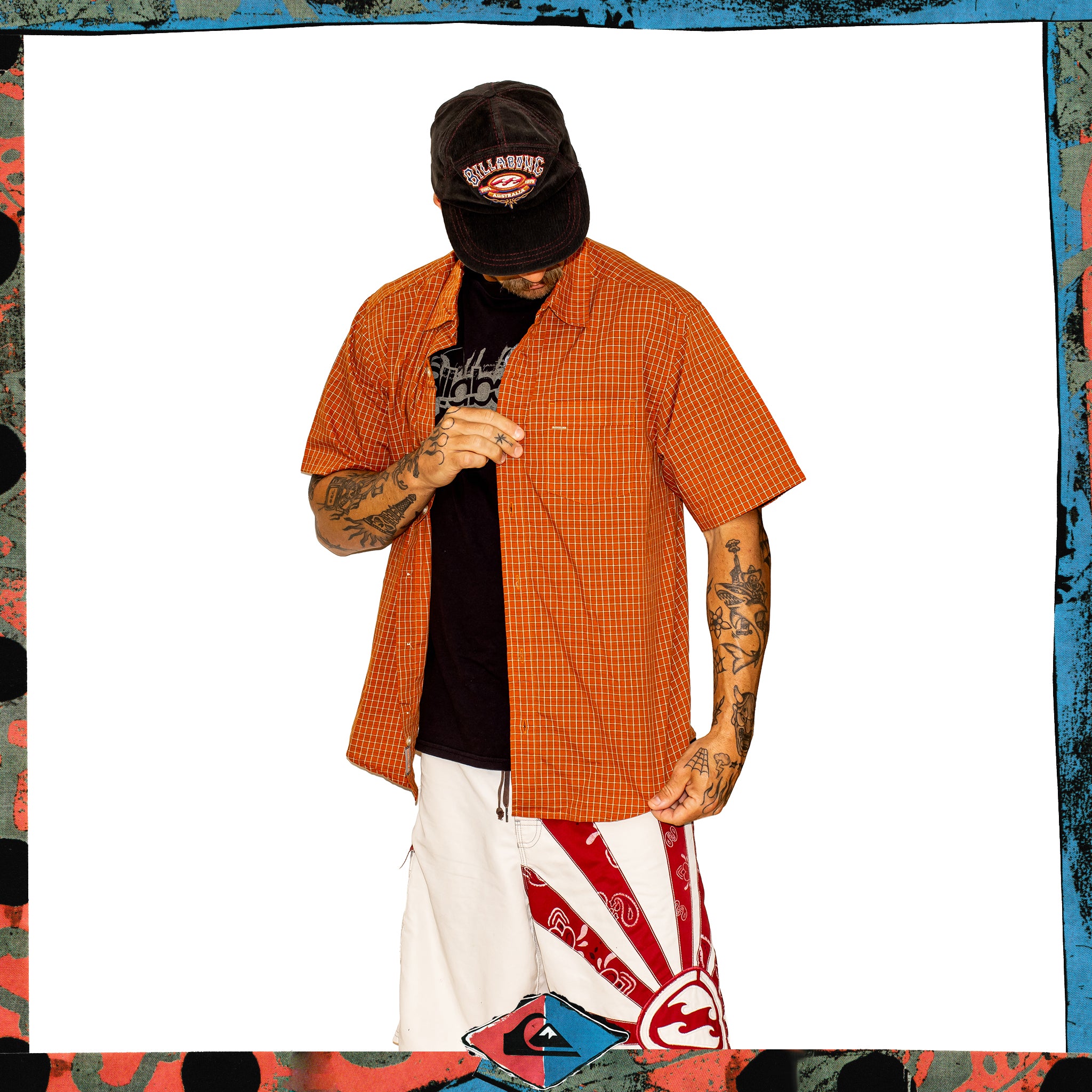 Y2K Quiksilver "Silver Edition" Overshirt (M-L)