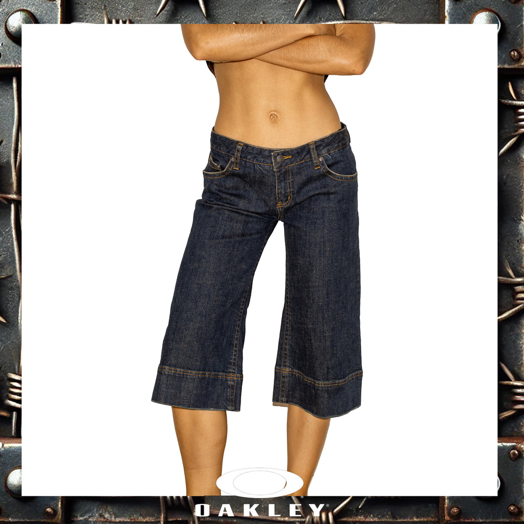 Y2K Oakley Vault 3/4 Denim Pants (28")