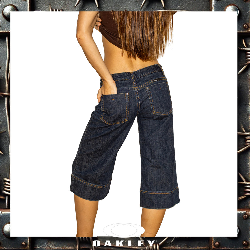 Y2K Oakley Vault 3/4 Denim Pants (28")