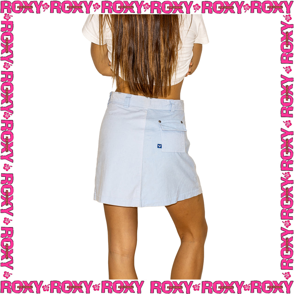 Y2K Roxy "Double Pocket" Corduroy Skirt (24")