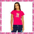 Y2K Roxy/Quiksilver Graphic Baby Tee (M)