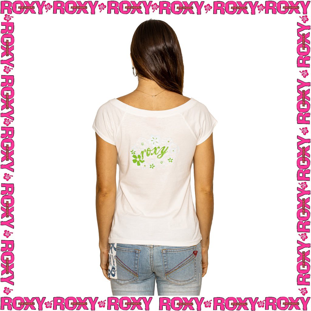 Y2K Roxy Spellout Tee (M)