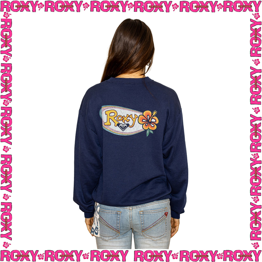 1990's Roxy Graphic Crewneck Sweatshirt (L)