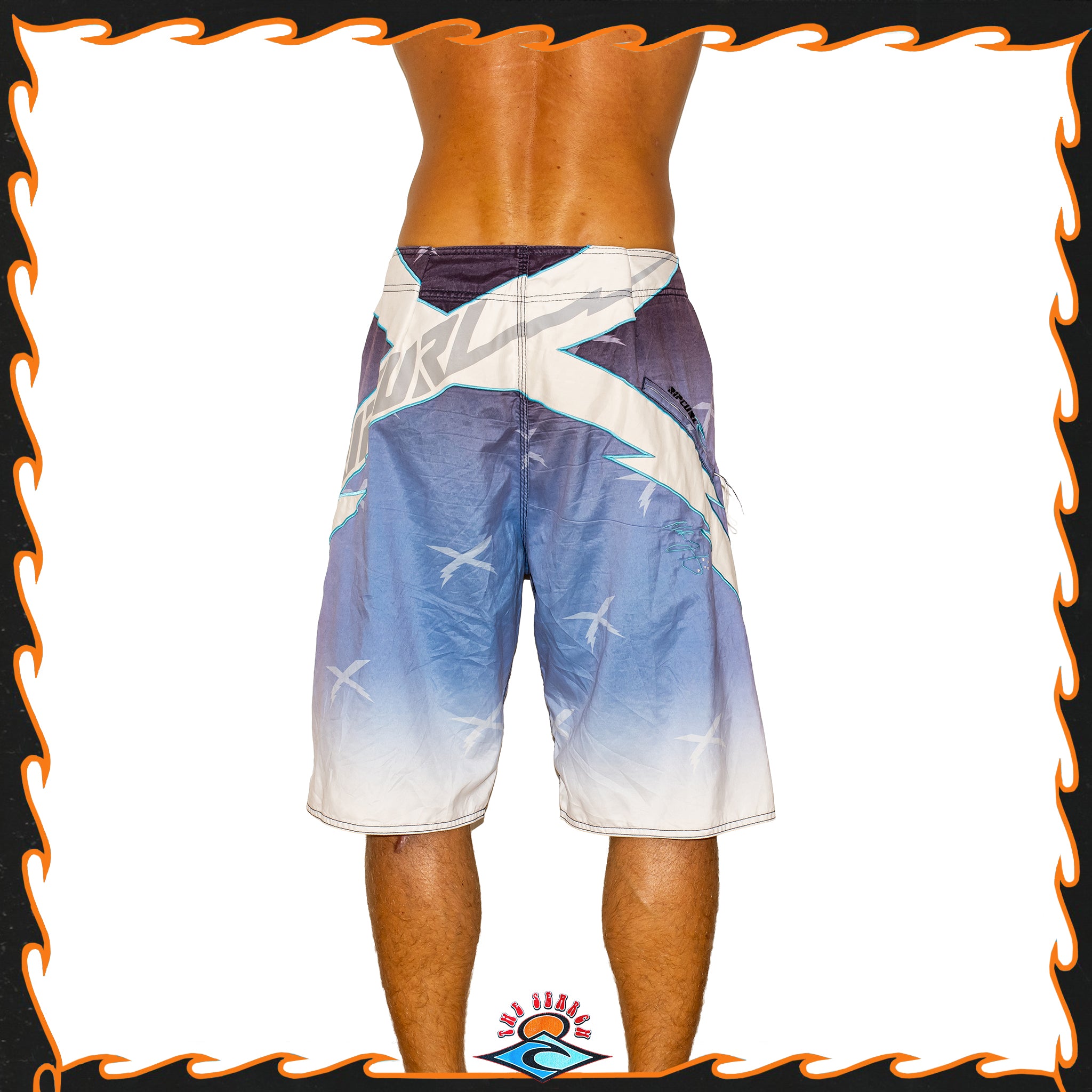 Y2K Rip Curl "Mick Fanning - White Lightning Signature Series" Boardies (34")
