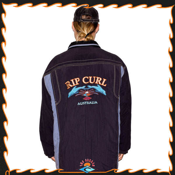 1990's Rip Curl Spellout Corduroy Reversible Jacket (XL)