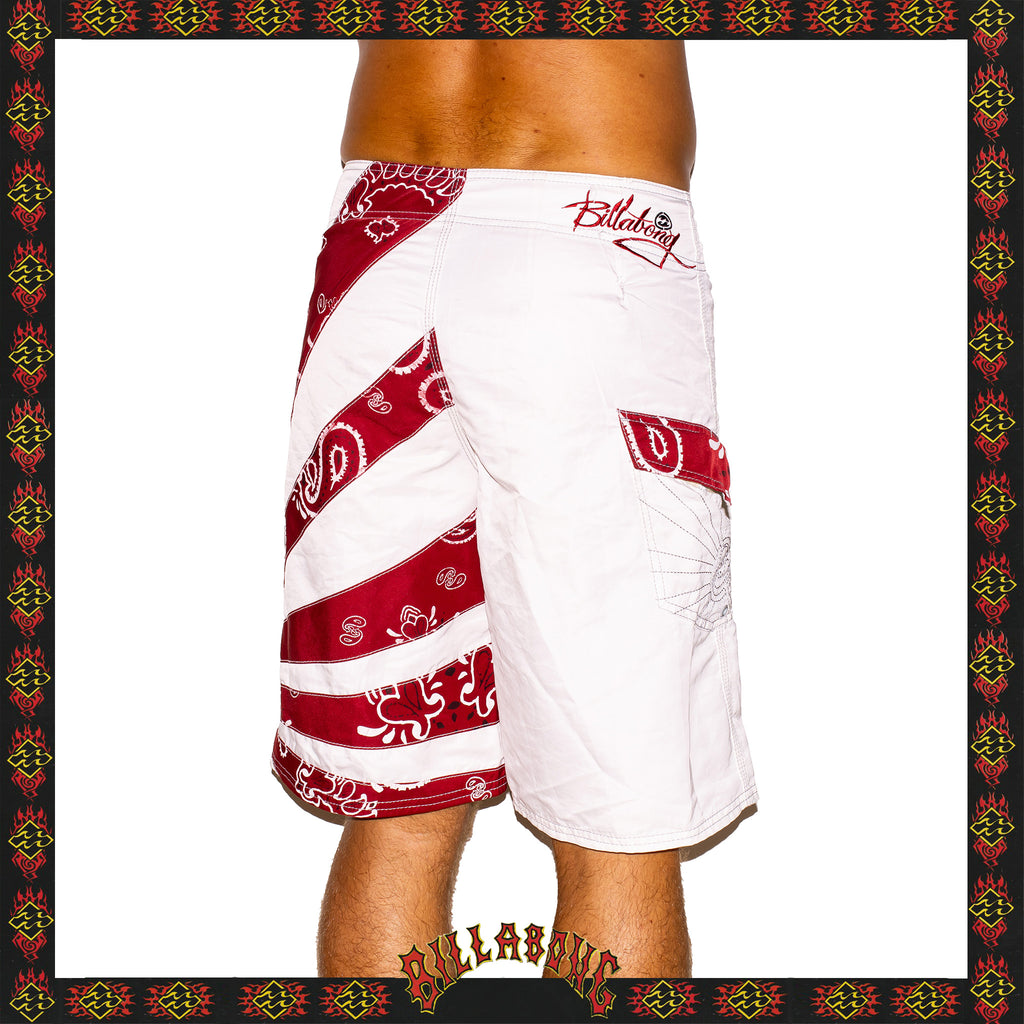 Y2K Billabong "Andy Irons - Rising Sun Paisley Signature Series" Boardies (30")