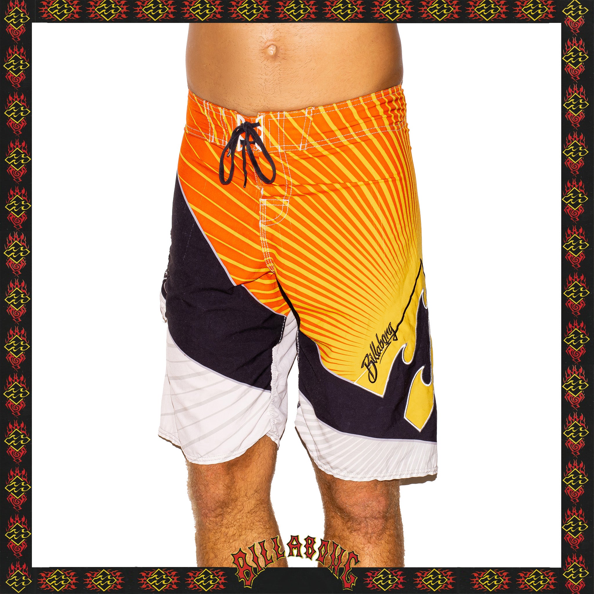 Y2K Billabong "Andy Irons - Airlite Quad Stretch Signature Series" Boardies (34")