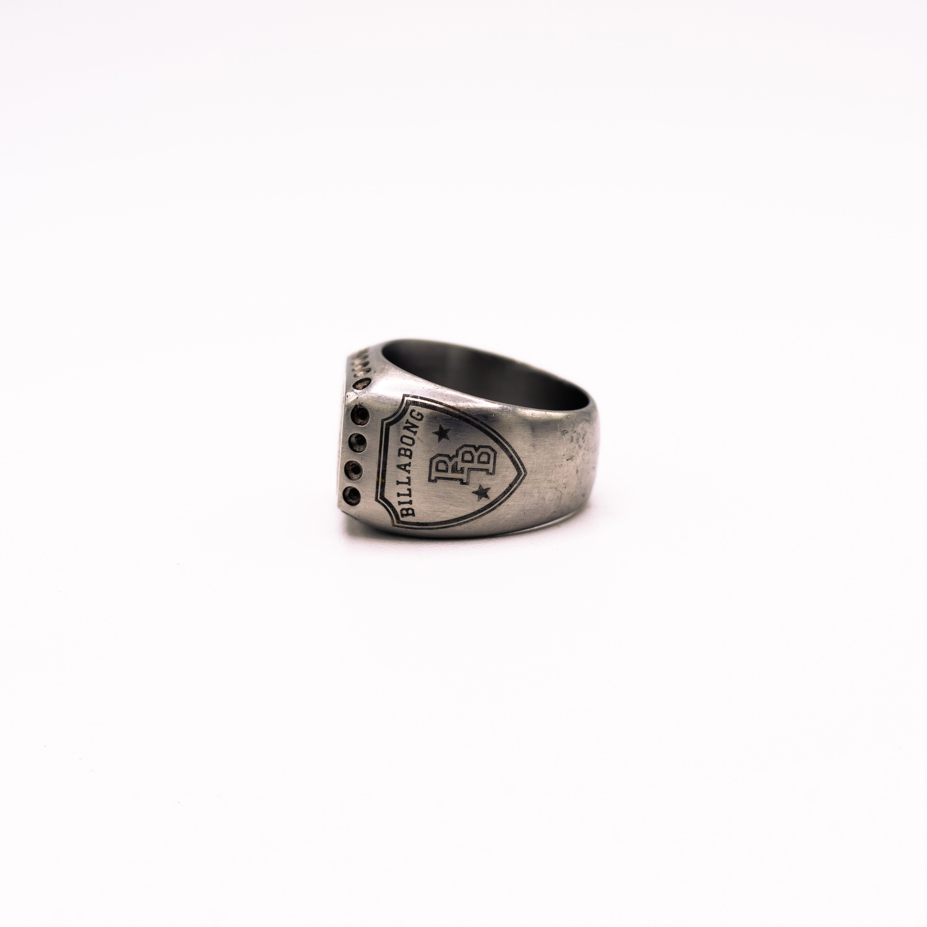 Y2K Billabong Titanium Signet Ring (US8.5 - AUS Q 1/2)