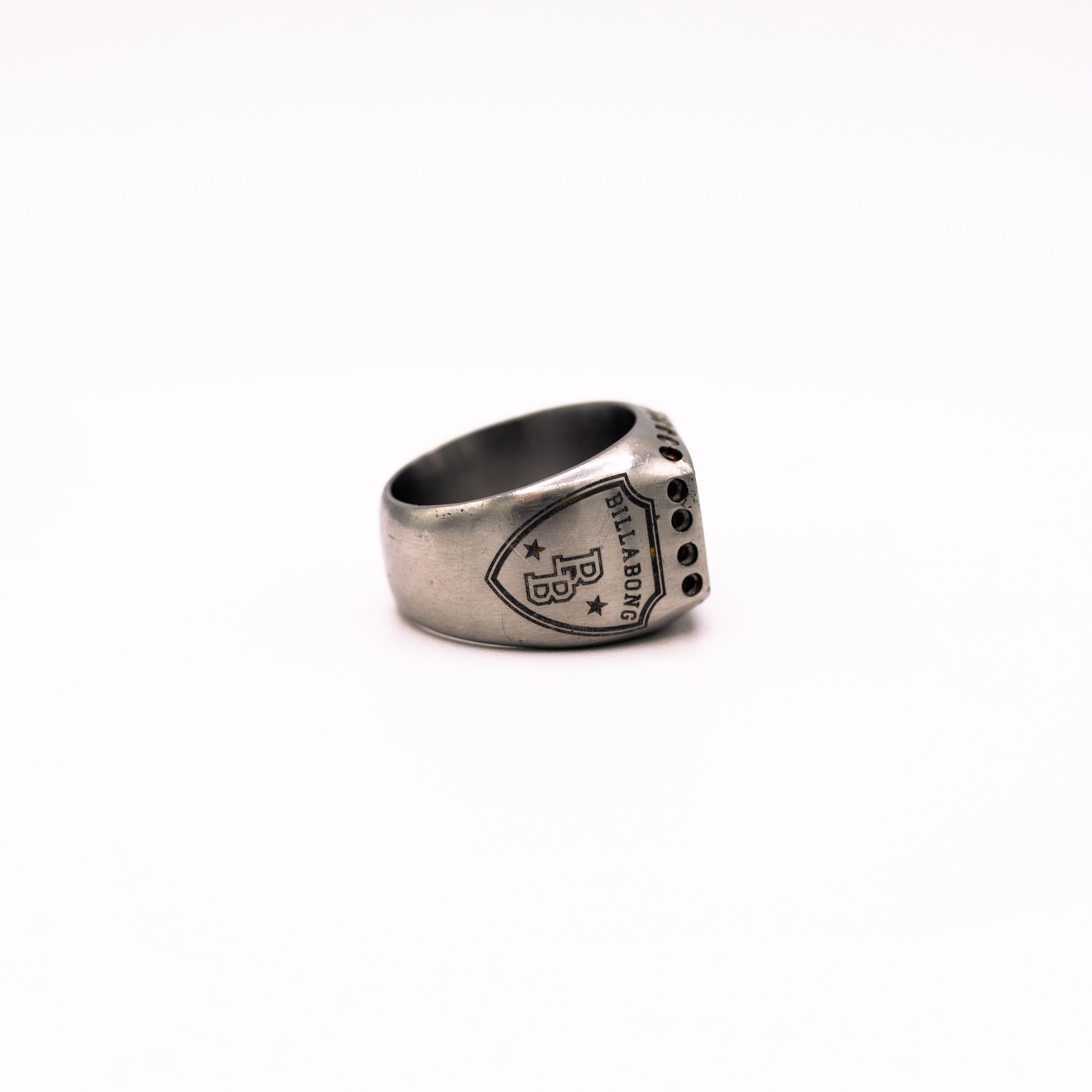 Y2K Billabong Titanium Signet Ring (US8.5 - AUS Q 1/2)