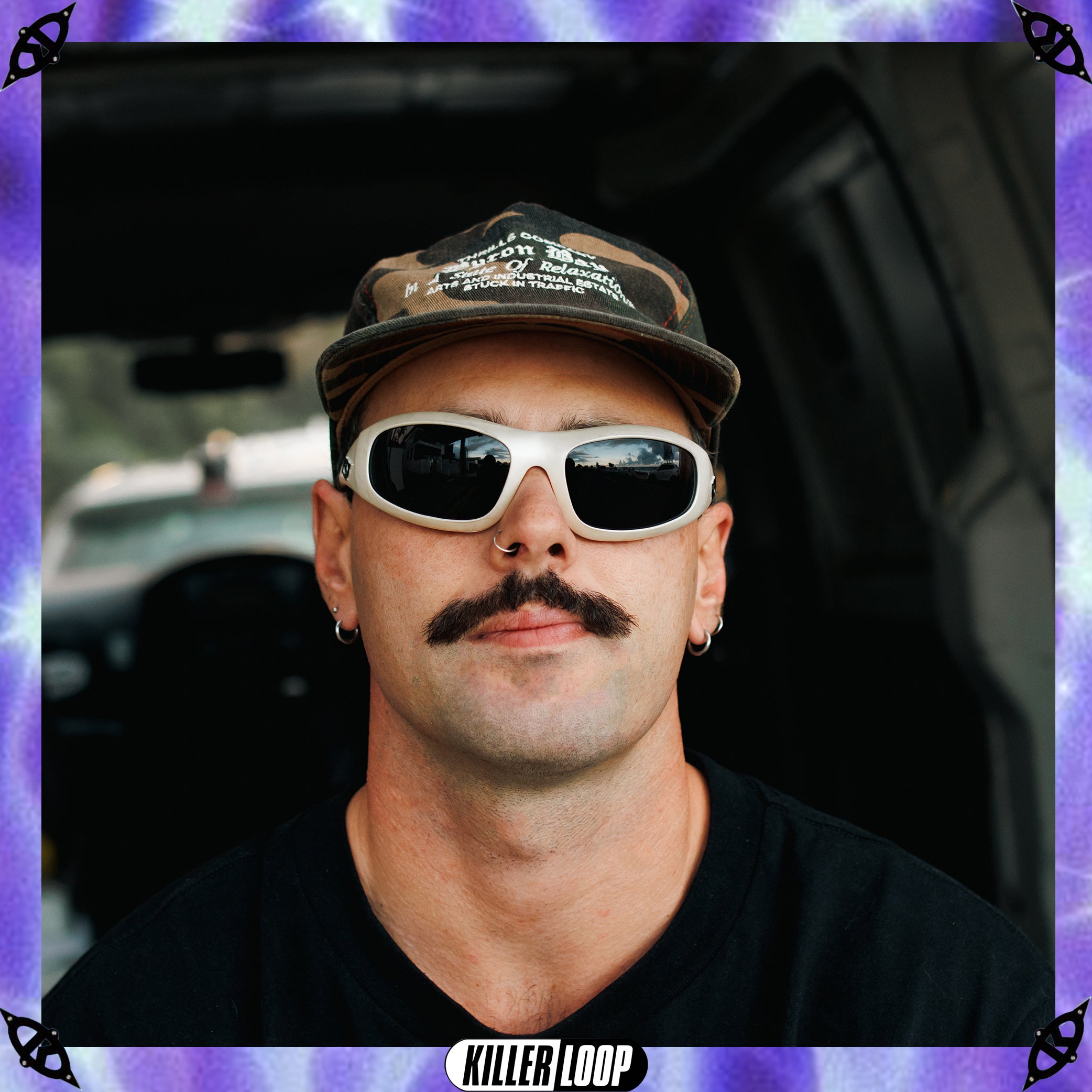 Y2K Killer Loop "Spasm" Sport Sunglasses