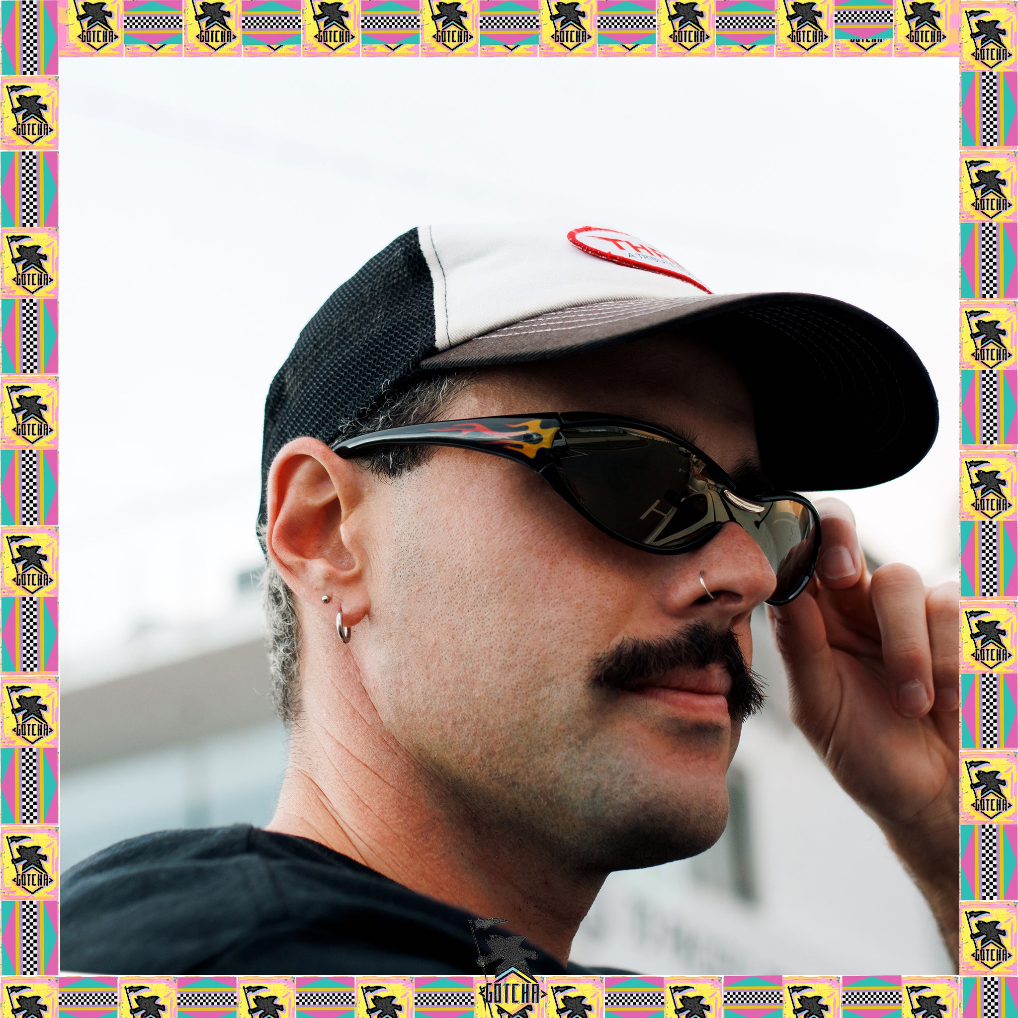 Y2K Gotcha Flame Sunglasses