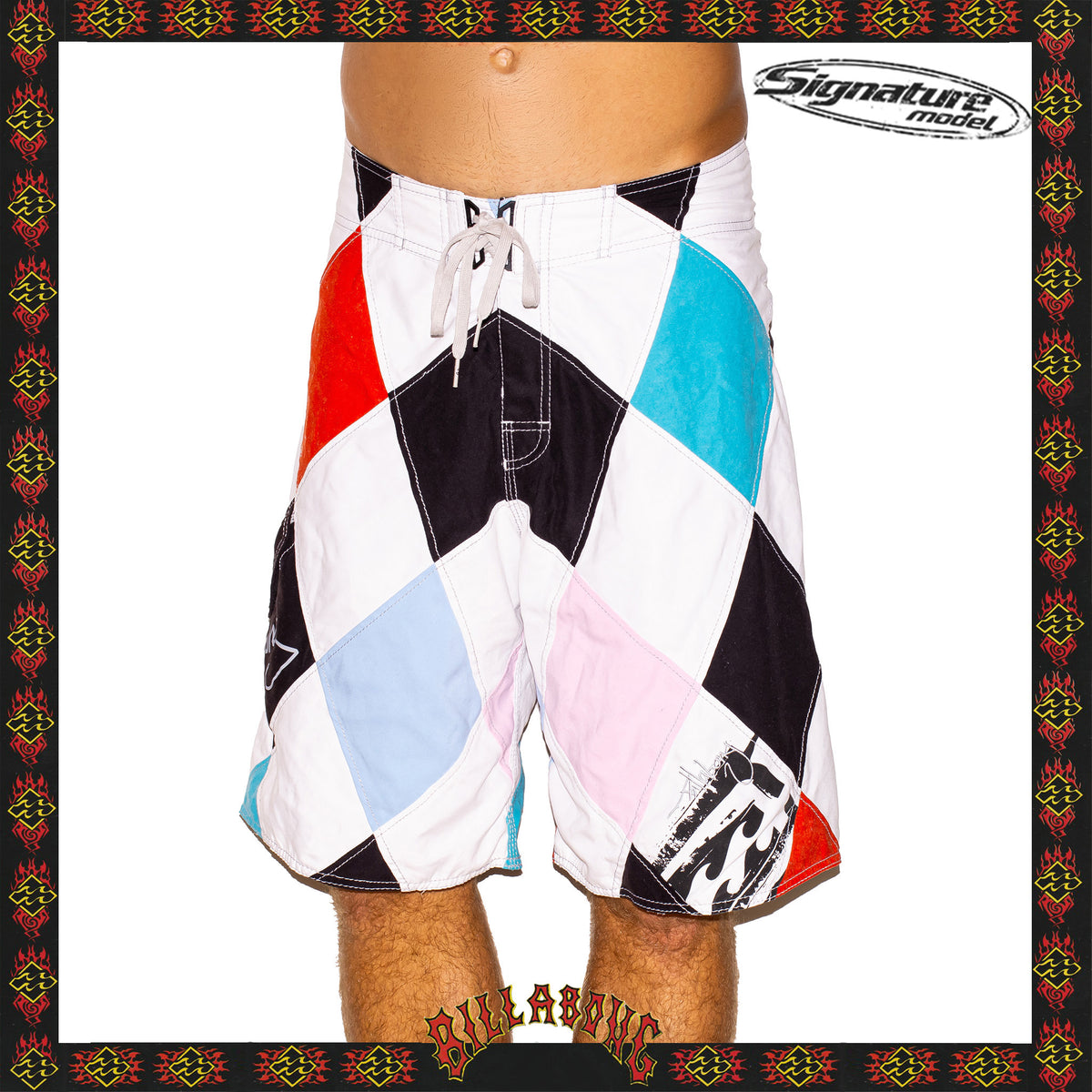 Y2K Billabong "Andy Irons - Argyle Signature Series" Boardies (32")