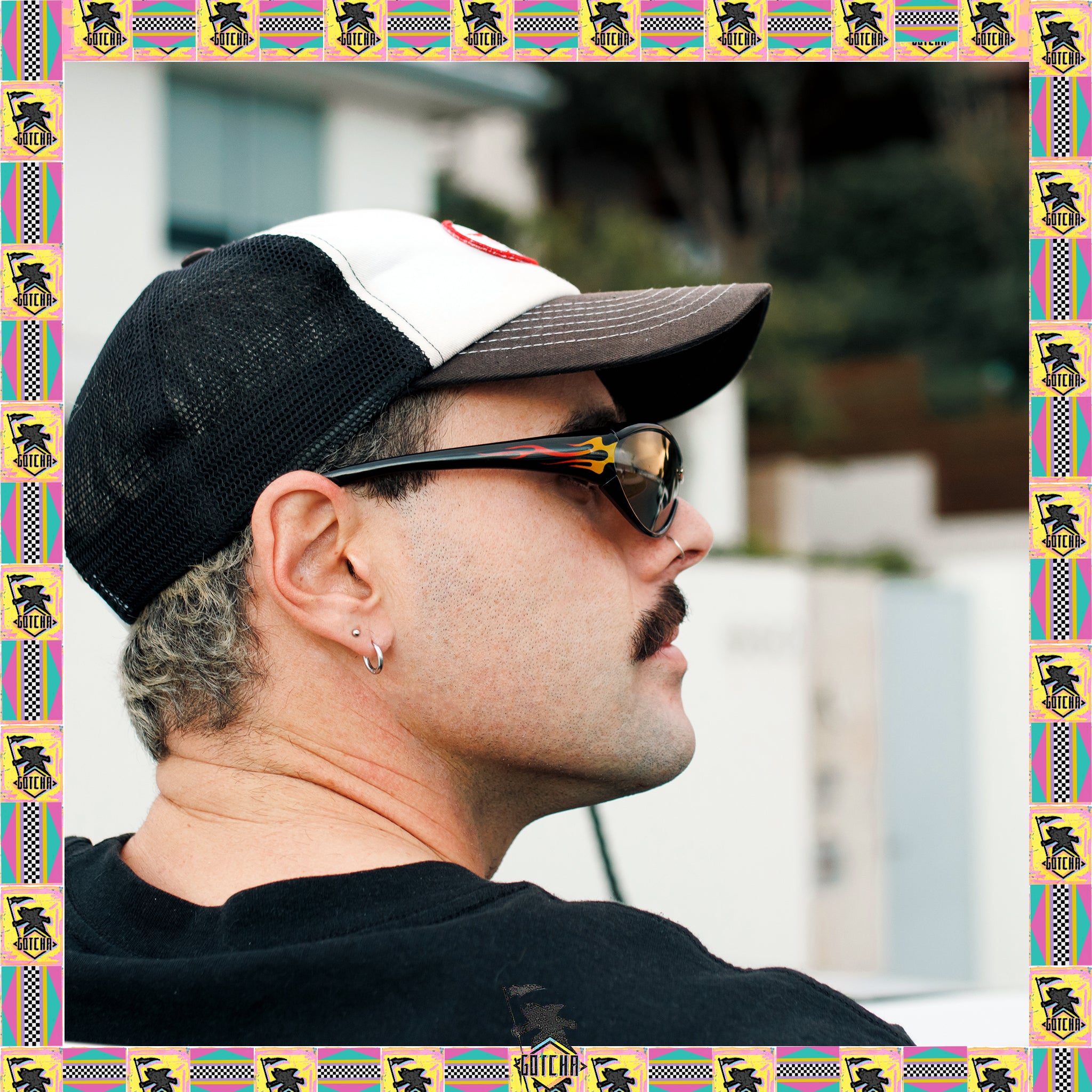 Y2K Gotcha Flame Sunglasses