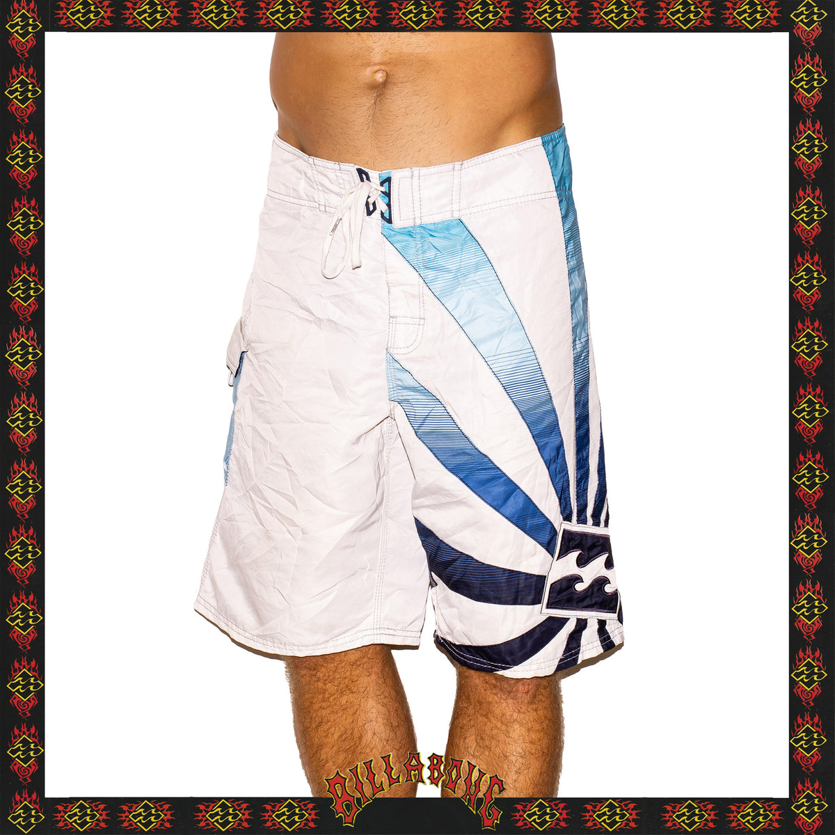 Y2K Billabong Rising Sun Signature Series" Boardies (34")