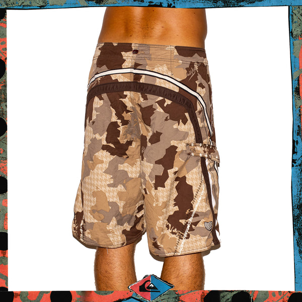 Y2K Quiksilver "Camo" Tech Boardies (28")