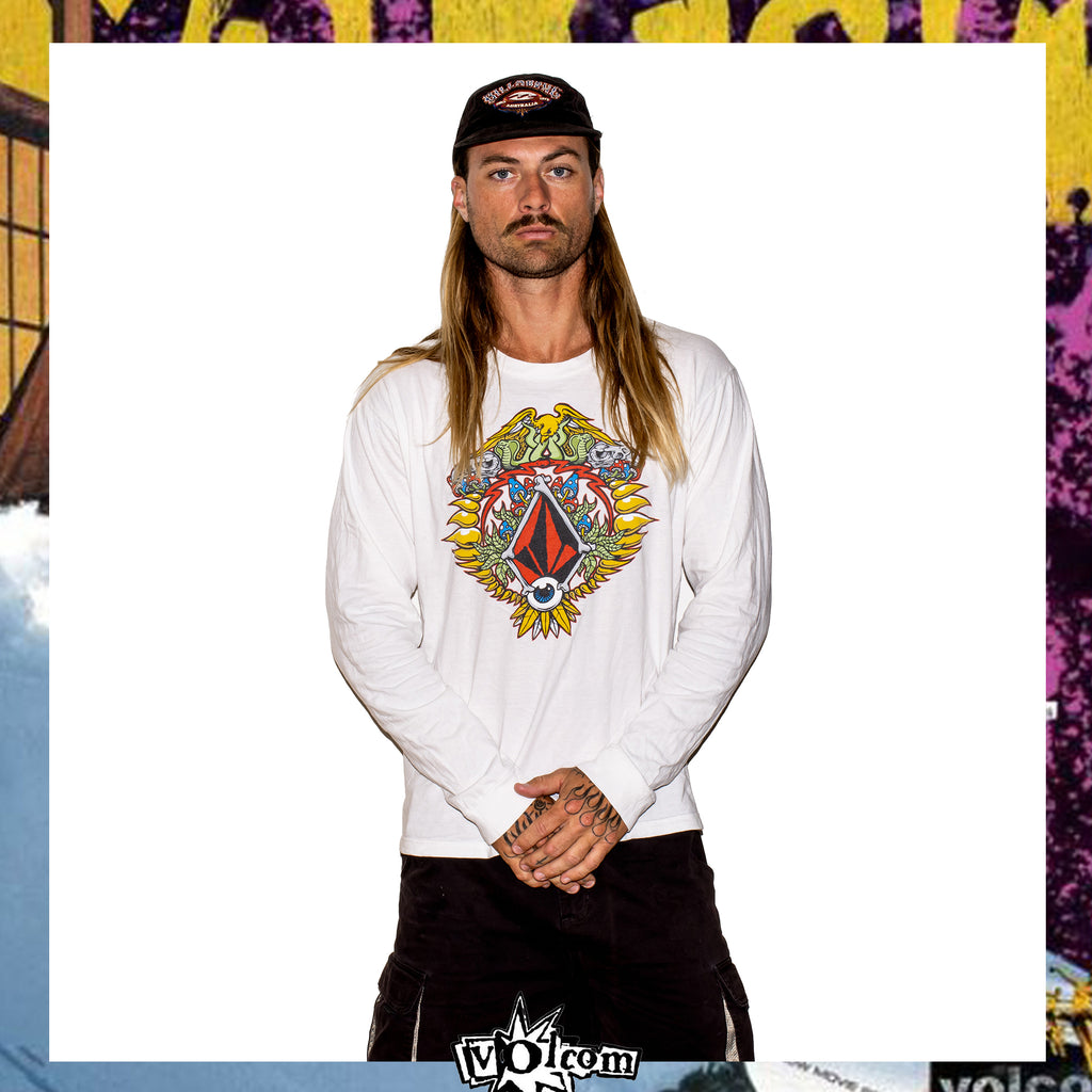 Y2K Volcom Graphic L/S Tee (M)