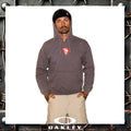 Y2K Oakley "Red Tag" Skull Hoodie (M)