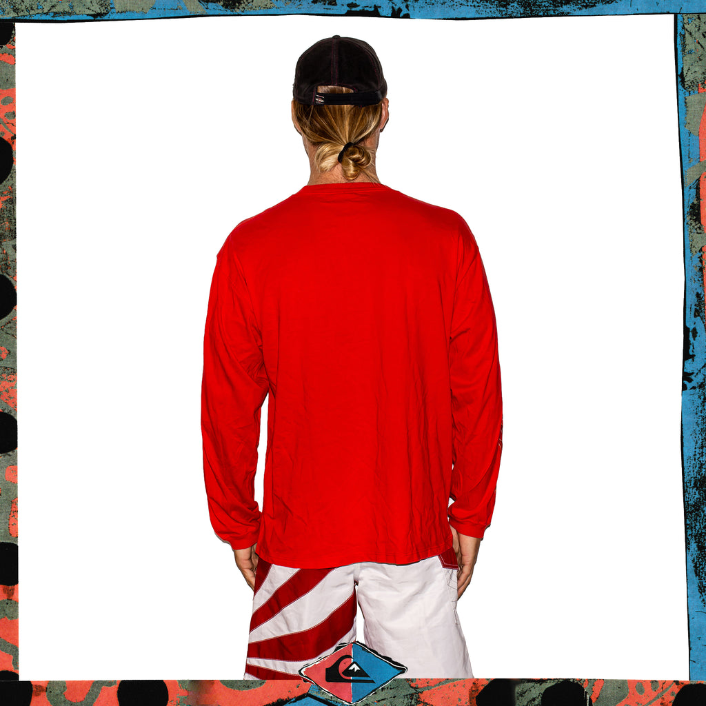 Y2K Quiksilver Flame L/S Tee (L)