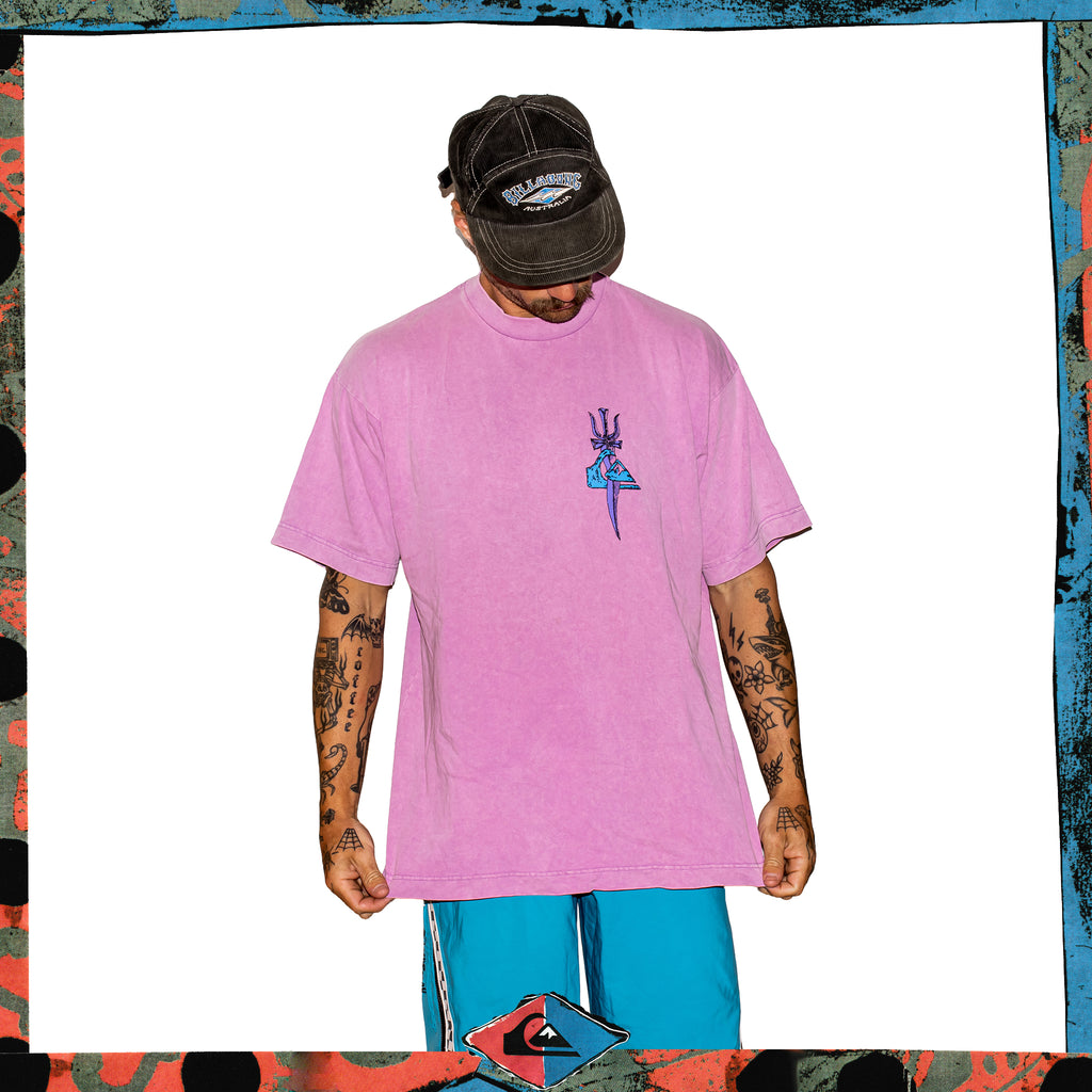 1990's Quiksilver Graphic Tee (L)