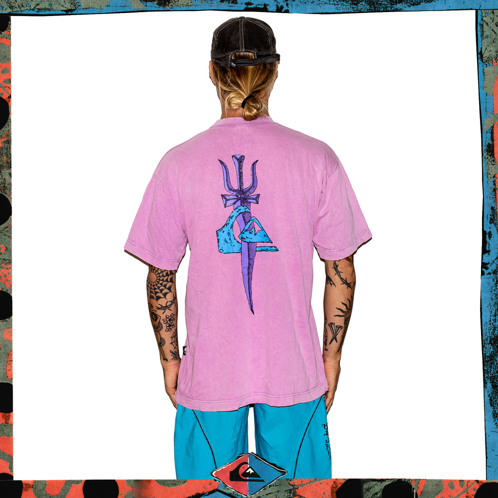 1990's Quiksilver Graphic Tee (L)