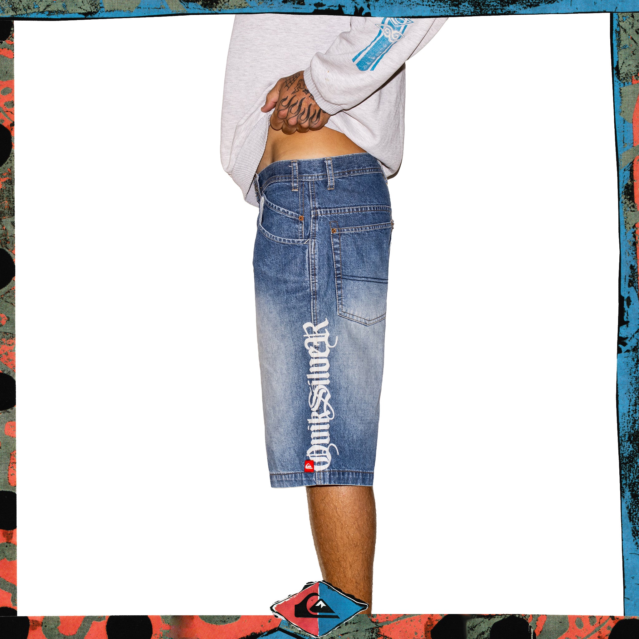 Y2K Quiksilver Denim Jorts (32")