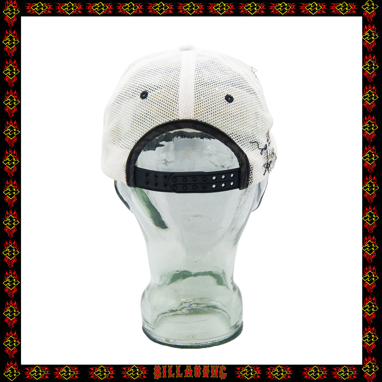 Y2K Billabong "Andy Irons - Argyle" Mesh Snapback Hat