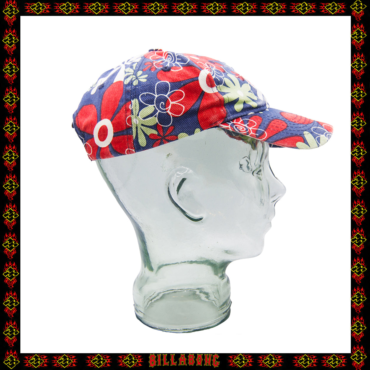 1998 Billabong Floral 6 Panel Hat