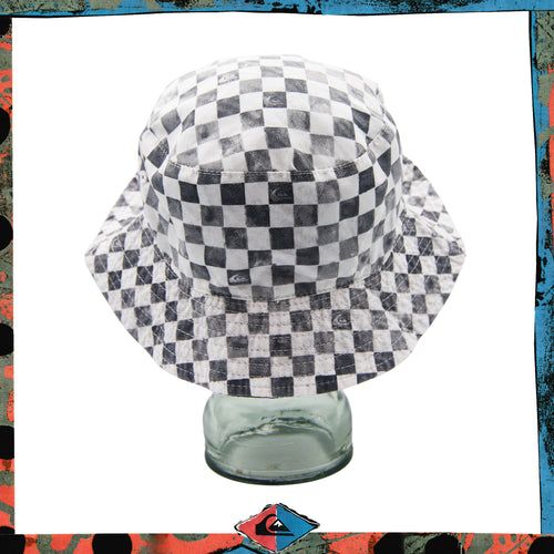 1980's Quiksilver Check Reversible Bucket Hat