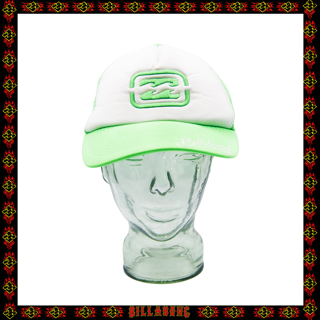 Y2K Billabong 6 Panel Mesh Hat