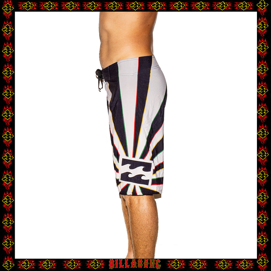 Y2K Billabong "Andy Irons Forever - Rising Sun Platinum X2" Boardies (32")