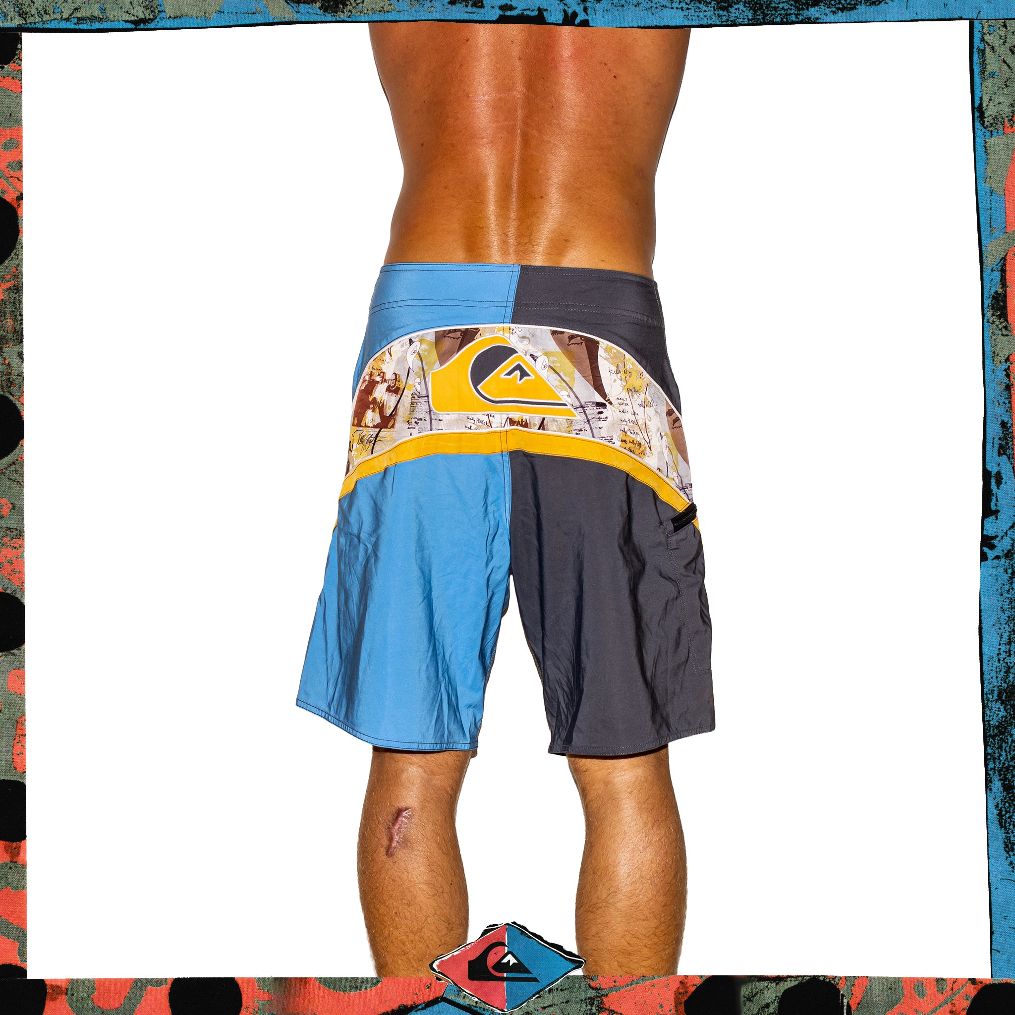 Y2K Quiksilver "Kelly Slater - Pro Signature Series" Boardies (32")