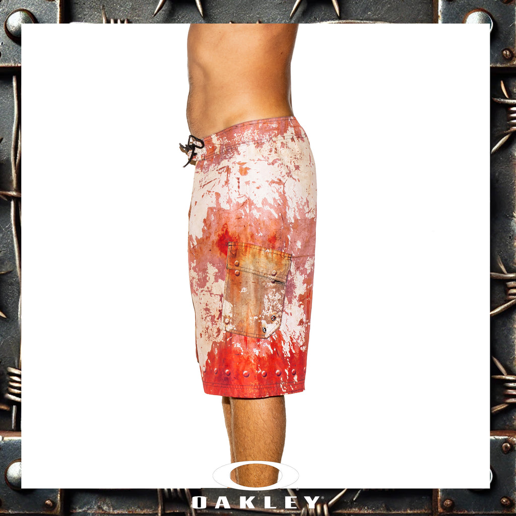 Y2K Oakley Vault Tech Skull Boardies (34")