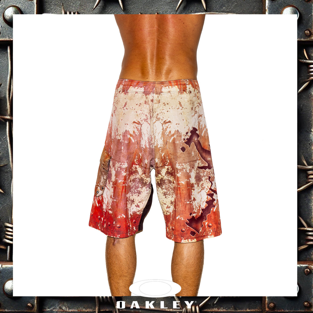Y2K Oakley Vault Tech Skull Boardies (34")