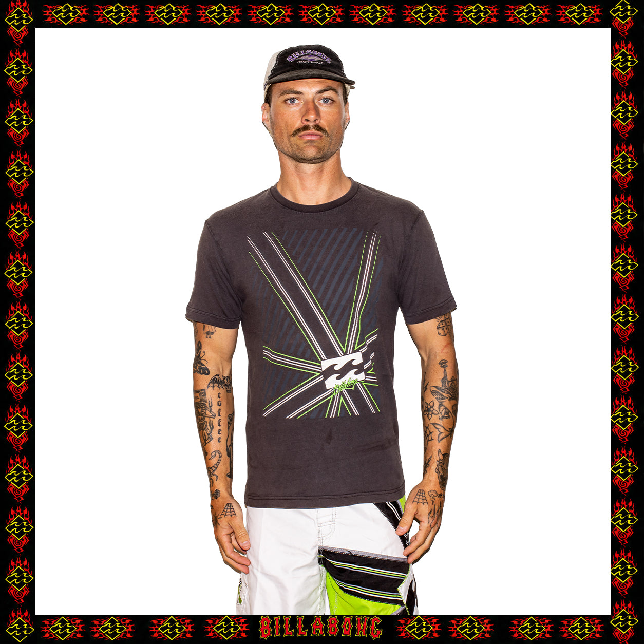 Y2K Billabong "Andy Irons - Shogun" Tee (M)