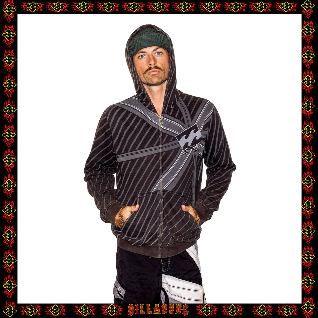 Y2K Billabong "Andy Irons - Shogun" Zip Up Hoodie (L)