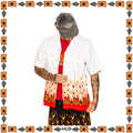 Y2K More Core Division Tiki Flame Overshirt (L)