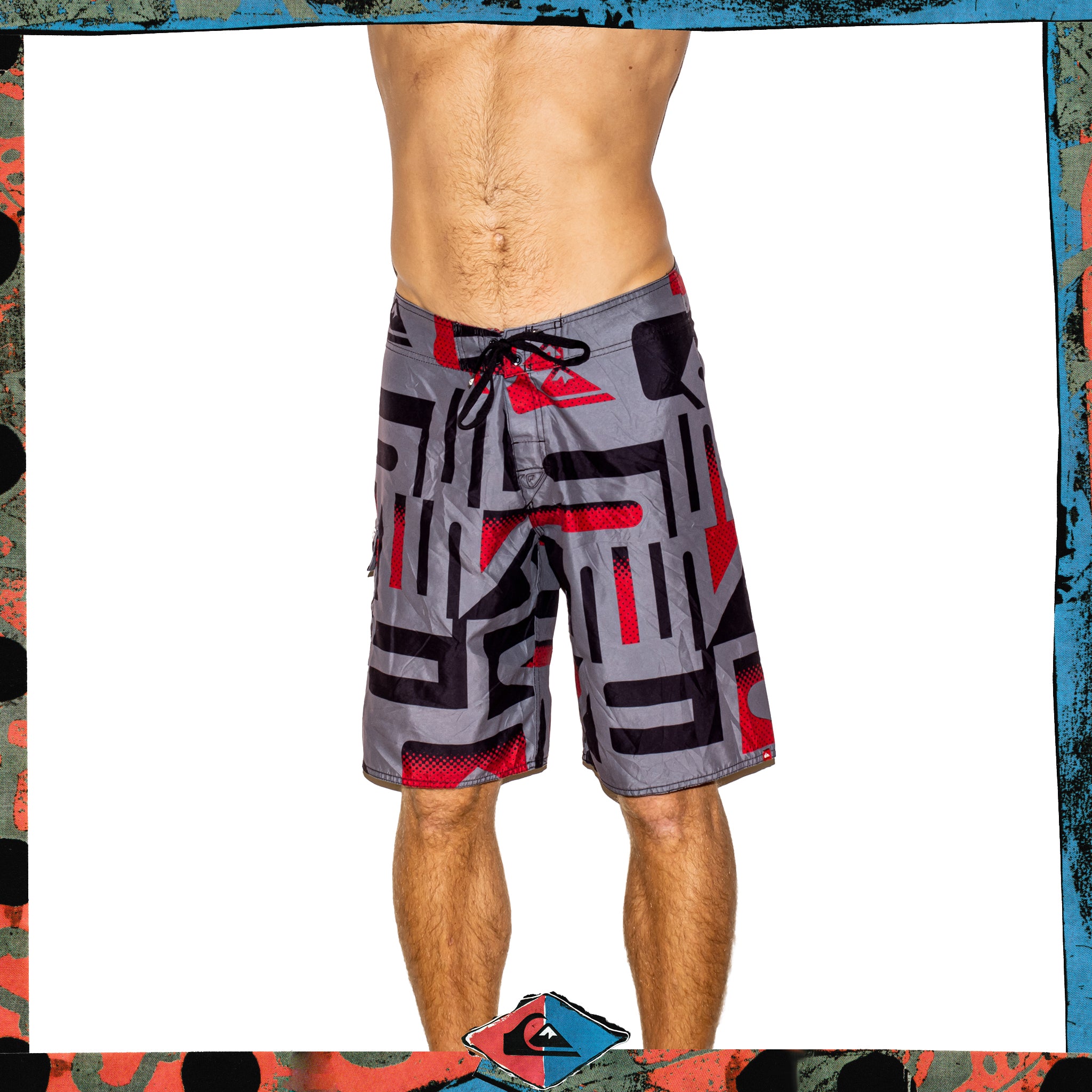 Y2K Quiksilver Supreme Tech Boardies (32")