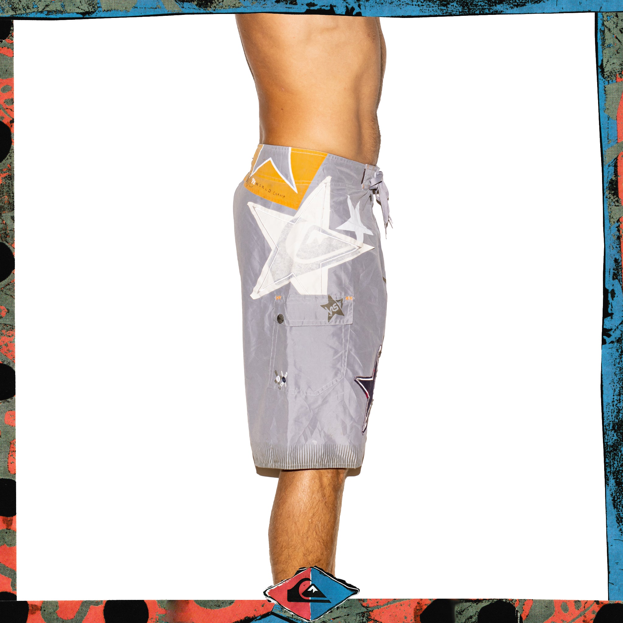 Y2K Quiksilver "Kelly Slater - 7x WC Signature Series" Boardies (32") *RARE*