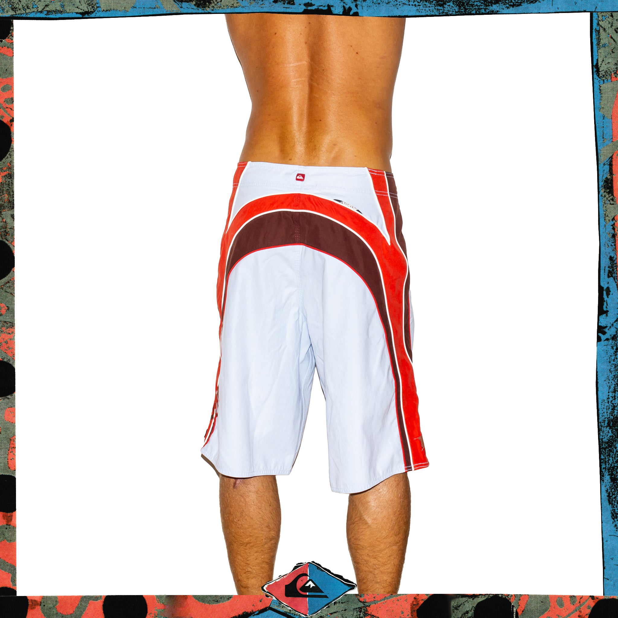 Y2K Quiksilver Supreme Tech Boardies (34")