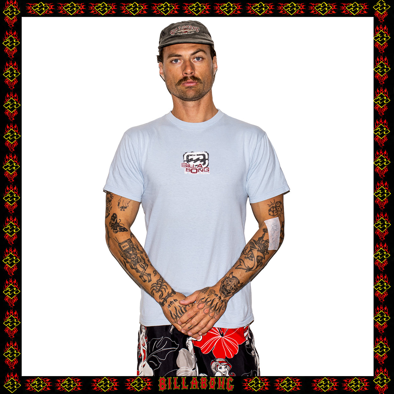 Y2K Billabong Graphic Tee (M)